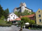 Meersburg am Bodensee,  die Meersburg,eine der ltesten bewohnten Burgen Deutschlands,  April 2007