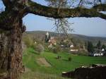 Burgruine Landeck im Landkreis Emmendingen,  erbaut um 1250 durch die Herren von Geroldseck,  seit 2006 gibt es einen Verein zur Erhaltung der Ruine,  April 2010