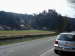 Burg Rabenstein in der Fränkischen Schweiz, die hochmittelalterliche Adelsburg im Ahorntal stammt aus dem 12.Jahrhundert, heute Hotel, April 2006 
