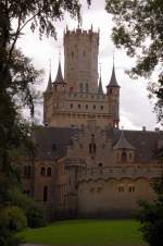 Ansicht auf Schlo Marienburg bei Pattensen dem Geburtstagsgeschenk Knig Georg's von Hannover an seine Gemahlin.......Foto vom 23.7.2011