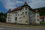 Glatt im Landkreis Rottweil, das Wasserschlo , mitten im Ort gelegen, die heutige Form geht zurck auf die Zeit zwischen 1533-47, seit 2001 Kultur-und Museumszentrum, Juli 2011 