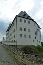 Schlo Burgk, das Hauptgebude, ab 1952 Museum, Mai 2012