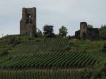 Burgruine Coraidelstein( erstmals 1294 urkundlich erwhnt) befindet sich in den Weinbergen ber Klotten an der Mosel;120822