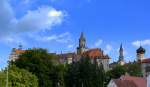 Sigmaringen, Blick zum Hohenzollernschlo, Aug.2007