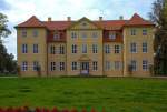 Frisch restauriertes und renoviertes Schloss in Mirow.
