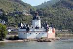 Burg Pfalzgrafenstein (alte Zollfestung) im Rhein bei Kaub - 17.09.2014