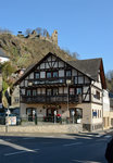 Altenahr -  Cafe Caspari   zu Fen  der Burgruine Are - 25.02.2016