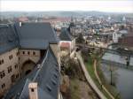 Blick von der Burg auf die Stadt Rochlitz an der Zwickauer Mulde; 05.01.2008  