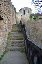 Treppenaufgang an der Burg Bad Mnstereifel - 21.03.2020