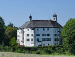 Das Schloss oberhalb von Amerang von Norden aus gesehen.