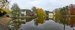 Burg Flamersheim bei Euskirchen mit dem Restaurant Landlust - 20.11.2021