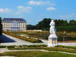 Im Schlosspark von Augustusburg in Brhl, Sommer 2018