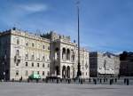 Triest, der Gouverneurspalast am  Platz der Italienischen Einheit , 1904 im Jugendstil errichtet, Okt.2004