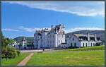 Blick von Norden auf Blair Castle.