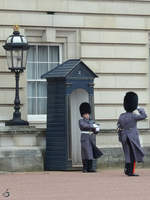 Wachwechsel am Buckingham-Palast in London.