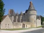 Fougres-sur-Bivre, Schloss, erbaut ab 1465 (30.06.2008)