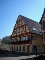 Weil der Stadt, historisches Gasthaus an der Wrm, Okt.2010