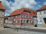 Wusterhausen/Dosse, Am Markt Ecke Domstrae, Fachwerkhaus (28.05.2011)