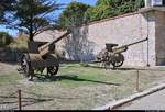 Kanonen im Castell de Sant Ferran in Figueres (E), das grte Bauwerk Kataloniens und die grte Festung Europas aus dem 18.