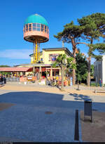 Im Ostsee-Lift-Caf Zinnowitz lsst sich 25 Meter ber dem Meeresspiegel essen und trinken.