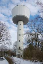 In Viersen Dlken Steht dieser Turm, der in seiner Spitze ein Restaurant beheimatet.