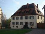 Kloster Kirchberg, ehemalige Klosterschnke aus der Mitte des 18.Jahrhunderts, heute Gasthaus fr Besucher, Okt.2010