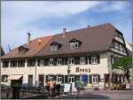 Ein Gasthaus in der Innenstadt von Ettlingen, aufgenommen am 15.05.2006.