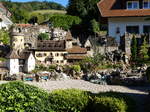 Simonswald, Blick in den  Mrchengarten  am gleichnamigen Cafe, Sept.2017