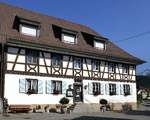 Hofstetten, Gasthaus  Drei Schneeballen  von 1493, Juli 2020