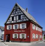 Mundingen, das Gasthaus  Sonne-Stube , Juni 2021