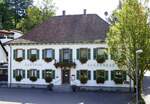 Suggental, OT von Waldkirch, das Hotel-Restaurant  Suggenbad , Sept.2022