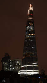 The Shard war mit 310 Metern von Juli bis Oktober 2012 der höchste Wolkenkratzer Europas.