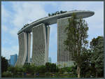 Marina Bay Sands Resort in Singapur gilt als teuerste Kasinoanlage der Welt.
