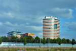 Hotelhochhaus und Firmengebäude bei Breda/Nl.