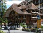 Das Hotel Victoria Ritter in Kandersteg, aufgenommen am 21.07.2010.