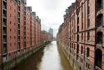 Hamburg - typische Speicherstadtaufnahme mit dem Brooksfleet - 14.07.2013