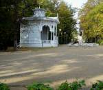 Franzensbad, der Konzertpavillon im Kurpark, Okt.2006