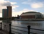 Modernes Belfast: Das Hotel Hilton und die Waterfront Hall.