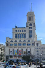 Der Sitz der Gesellschaft der Schnen Knste (Crculo de Bellas Artes) im Zentrum von Madrid.