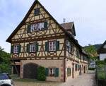 Schiltach, die uere Mhle von 1557, steht im Gerberviertel, wurde 1977 aufwendig restauriert, Juli 2025
