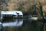 Historische Hammerschmiede am Blautopf in Blaubeuren; 29.11.2008