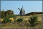 Die Bockwindmühle von Kleinmühlingen wurde in den 1990er Jahren mit Hilfe von Teilen einer Windmühle aus Roitsch wiederaufgebaut.