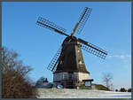 Die Holländer-Windmühle in Jerichow wurde 1857 als Ersatz für eine ältere Mühle errichtet.
