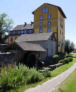 Mundingen, die Mundinger-Mühle war einst eine Öl-Säge-Getreide-Mühle, 1940 wurde die Arbeit eingestellt, Juni 2021