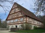 Freilichtmuseum Neuhausen ob Eck,  Gasthaus  Ochsen  aus Schopfloch Kreis Freudenstadt, gebaut 1707,  dient hier im Museum wieder als Gaststtte,  April 2010