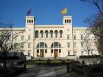 Hamburger Bahnhof in Berlin, klassizistischer Bau von 1847.