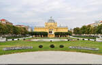 Zagreb (HR):  Der 1898 gegründete Kunstpavillon auf dem König-Tomislav-Platz.