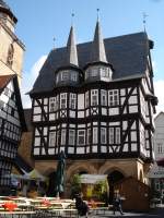 Alsfeld/Hessen,  Fachwerkrathaus gebaut von 1512-1516,  Mai 2005 