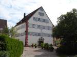 Mhringen, Luftkurort an der oberen Donau,  Stadteil von Tuttlingen,  hier das Rathaus,frher Schlo, gebaut ca.