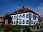 Ringsheim in der Ortenau,  das frisch renovierte Rathaus,  Sep.2010